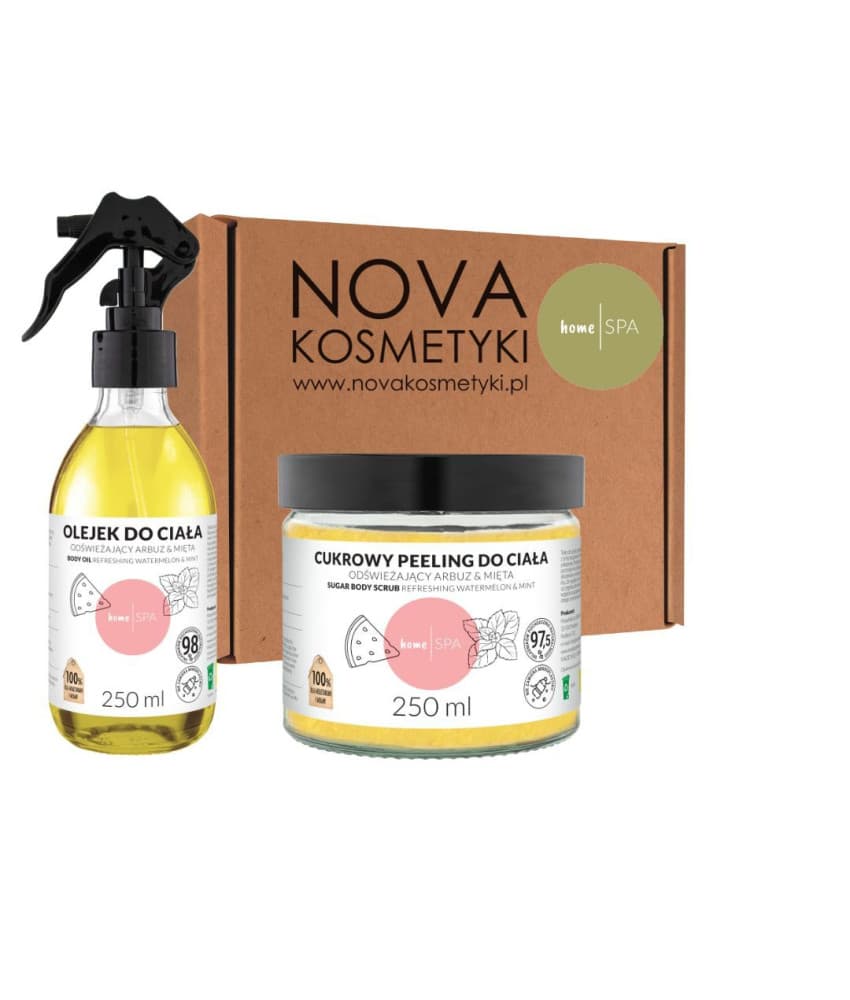 Zestaw odświeżający homespa na prezent - naturalne pochodzenie składników