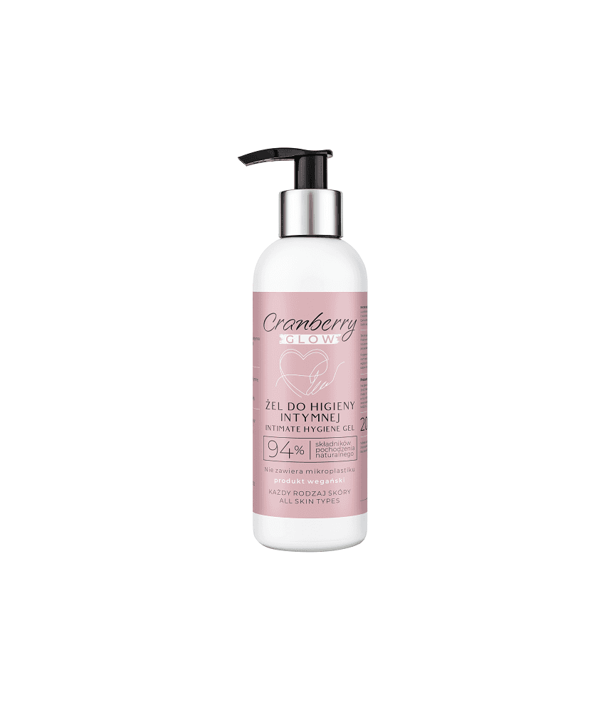 Żel do higieny intymnej cranberry glow 200 ml - naturalne pochodzenie składników